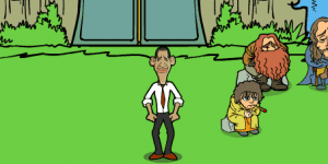 Hra - Obama a Pán Prsteňov