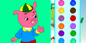 Jolly Pigs Coloring