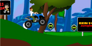 Hra - Ben 10 ATV Jungle Rush