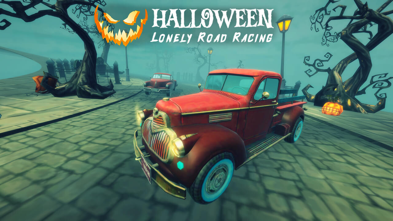 Hra - Halloween Lonely Road Racing